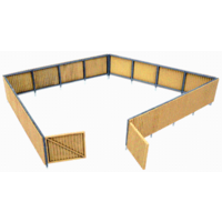 Walthers HO Cornerstone Corrugated Fence Kit WAL933-3632