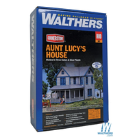 Walthers HO Aunt Lucys House with LED light kit