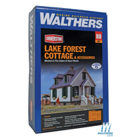 Walthers HO Lake Forest Cottage with Access /LED Kit