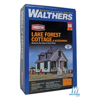 Walthers HO Lake Forest Cottage with Access /LED Kit