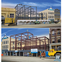Walthers HO Cornerstone Skyscraper Construction Site