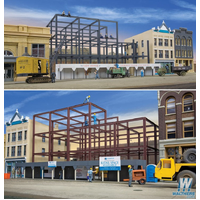 Walthers HO Cornerstone Skyscraper Construction Site