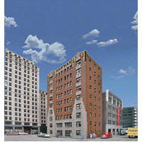 Walthers HO Cornerstone City Apartment Building WAL933-3770