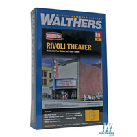 Walthers HO Cornerstone Rivoli Theatre Kit WAL933-3771