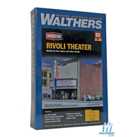 Walthers Cornerstone HO Rivoli Theatre Kit WAL933-3771