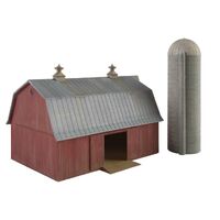 Walthers N Cornerstone Meadowhead & Silo