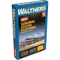 Walthers HO Suburban Station PlatformsKit (4pcs)