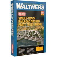 Walthers HO Cornerstone Arched Pratt Truss Railroad Bridge