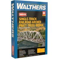 Walthers Cornerstone HO Arched Pratt Truss Railroad Bridge