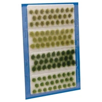 Walthers HO Grass Tufts - 1/4" 0.6cm Tall (104) - Wild Mix Short