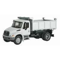 Walthers HO International(R) 4300 Single-Axle Dump Truck White, Railroad Maintenance-of-Way Logo Decals
