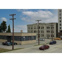 Walthers HO Electric Utility Pole Set Kit (24)