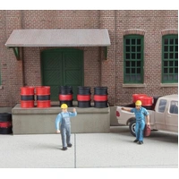 Walthers HO Oil Drums (24) Kit