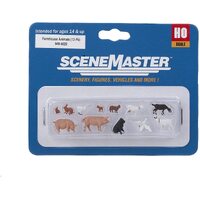 Walthers HO Cornerstone Farmhouse Animals (12pk)