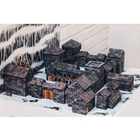 Wise Elk Mini-Bricks Constructor Set Black Castle (4300pcs)