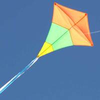 Windspeed Diamond Tricolour Single String Kids Kite
