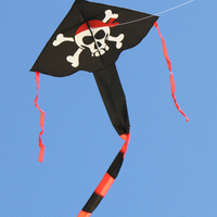 Windspeed Pirate Delta Single String Kids Kite