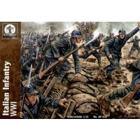 Waterloo 1/72 Italian Infantry WWI (40 men) Plastic Model Kit