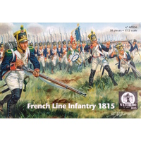 Waterloo 1/72 French Line Infantry 1815 x 58 pieces Plastic Model Kit