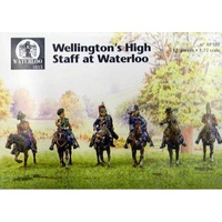 Waterloo 1/72 Wellington High Staff at Waterloo. 6 mounted figures on 6 horse