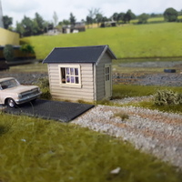 Walker Models 1/87 HO 20 Tonne Weighbridge with Hut Building Kit