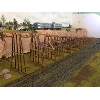 Walker Models 1/87 HO Coal Bunker Ramp building kit