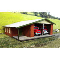 Walker Models 1/87 HO NSW Fire Station based on Tuross Heads NSW building kit