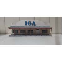 Walker Models 1/87 HO Low Relief IGA Shop building kit