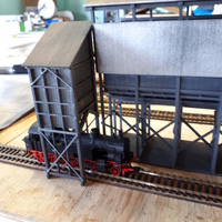 Walker Models 1/87 HO Sand Bin building kit