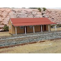 Walker Models 1/87 HO Victorian Rail 40ft De-Mountable Station building kit