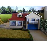 Walker Models 1/87 HO Rods House in Weatherboard Pre-Built and painted
