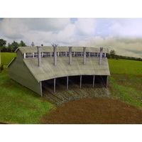Walker Models 1/87 HO 5 Stall Metal Roundhouse building kit