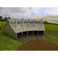 Walker Models 1/87 HO 5 Stall Metal Roundhouse building kit