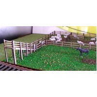Walker Models 1/87 HO Sheep Stock Yard with Second Ramp building kit