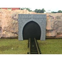 Walker Models 1/87 HO 1x Tunnel Portal 1895 Era Western Australian stone style, unpainted cast resin