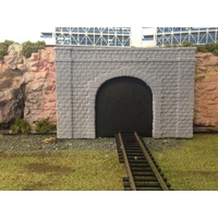 Walker Models 1/87 HO 1x Blue Stone Tunnel Portal, cast resin