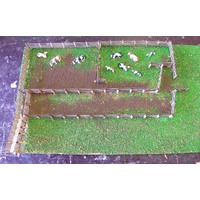 Walker Models 1/160 N Cattle Yard building kit