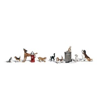 Woodland Scenics Dogs & Cats - HO Scale A1841