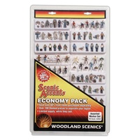 Woodland Scenics Economy Pack - Assorted Worker Set - HO Scale A2052