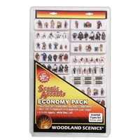 Woodland Scenics Economy Pack - Assorted Figure Set - HO Scale A2053