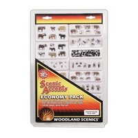 Woodland Scenics Economy Pack - Assorted Farm Set - N Scale A2061