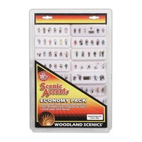 Woodland Scenics Economy Pack - Assorted Figure Set - N Scale A2063