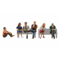Woodland Scenics People Sitting - N Scale A2129