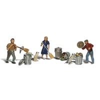 Woodland Scenics People & Pesky Raccoons - N scale A2158