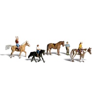 Woodland Scenics Horseback Riders - N scale A2159