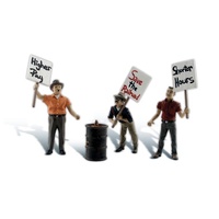 Woodland Scenics Striking Picketers - G Scale A2557