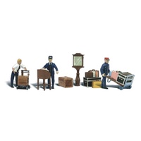 Woodland Scenics Depot Workers & Accessories - O Scale A2757