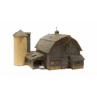 Woodland Scenics Old Weathered Barn - N Scale BR4932