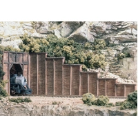 Woodland Scenics Timber Retaining Wall - N Scale C1160