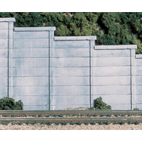Woodland Scenics HO Concrete Retaining Wall - HO Scale C1258